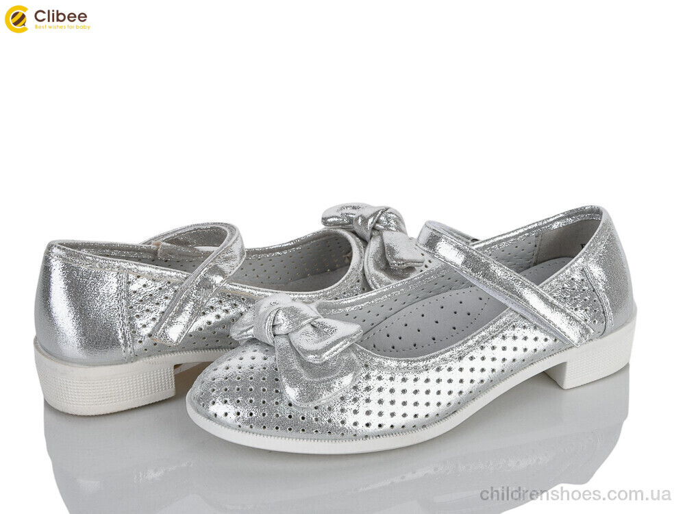 Туфли D105 silver Clibee / p. 32-37 / 6пар