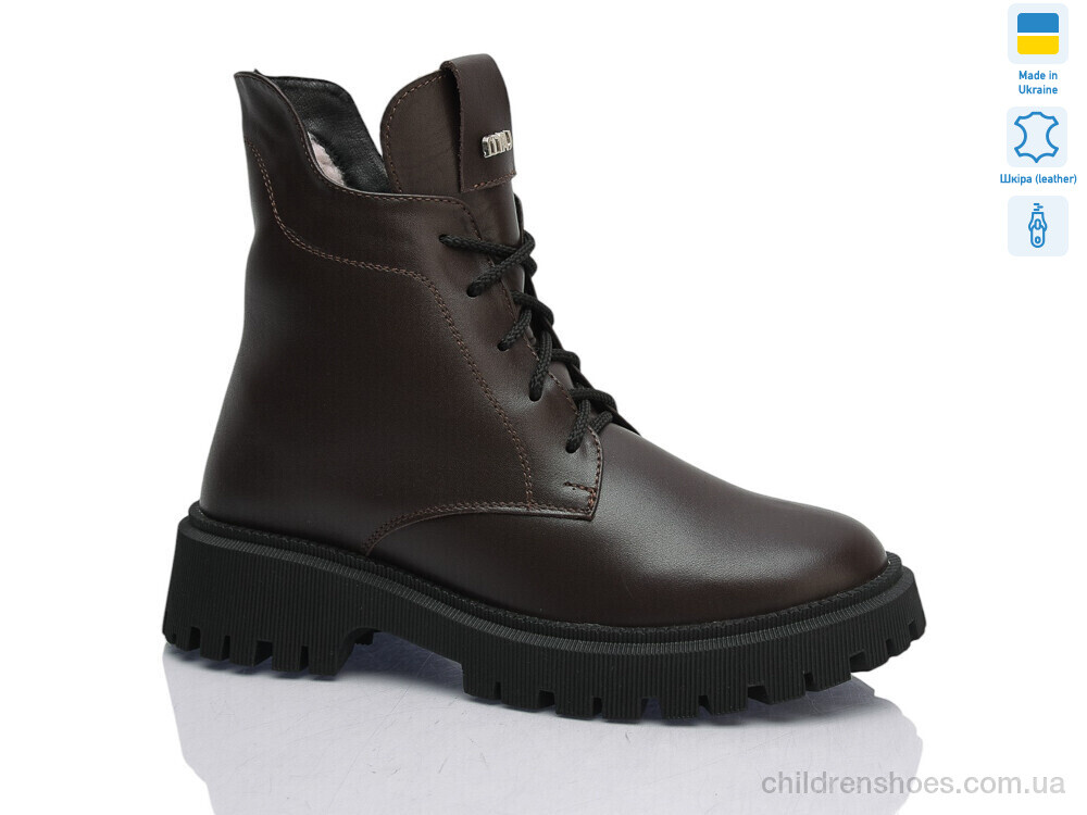 Ботинки 566 корич.к. зима Sali / p. 37-41 / 6пар