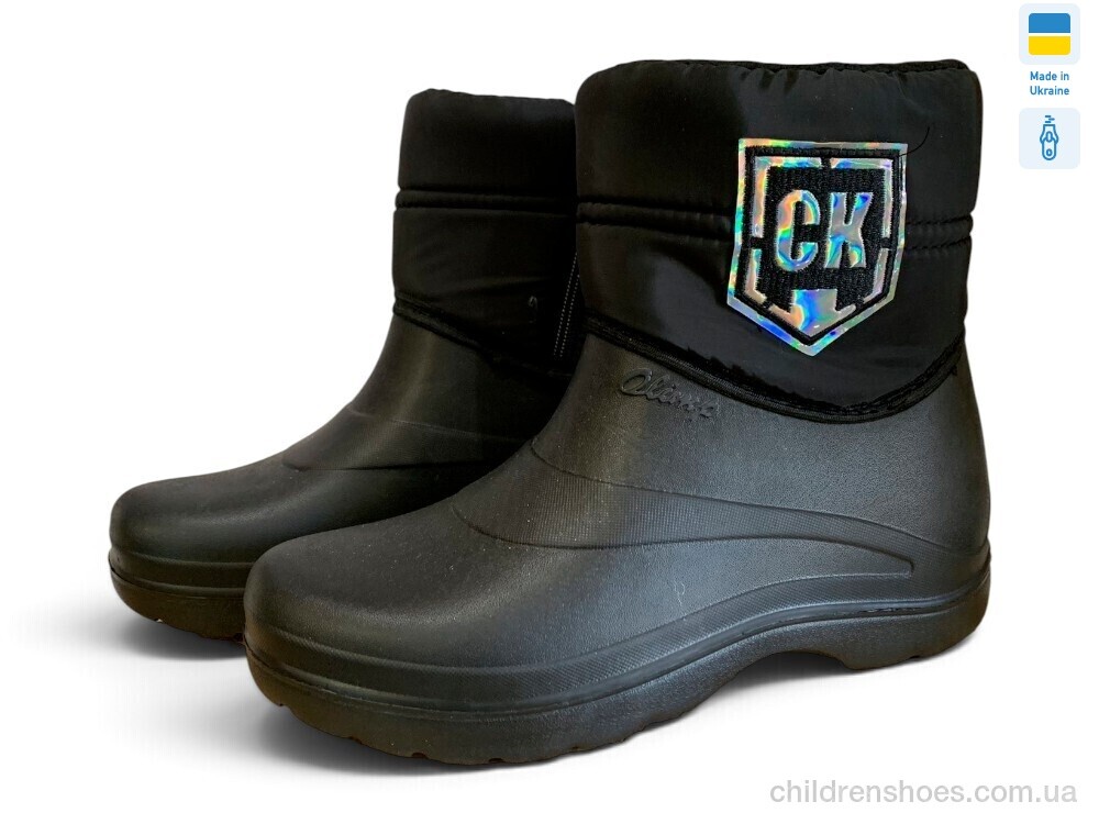 Сапоги из пены Е423 чорний Rai shoes / p. 36-40 / 8пар