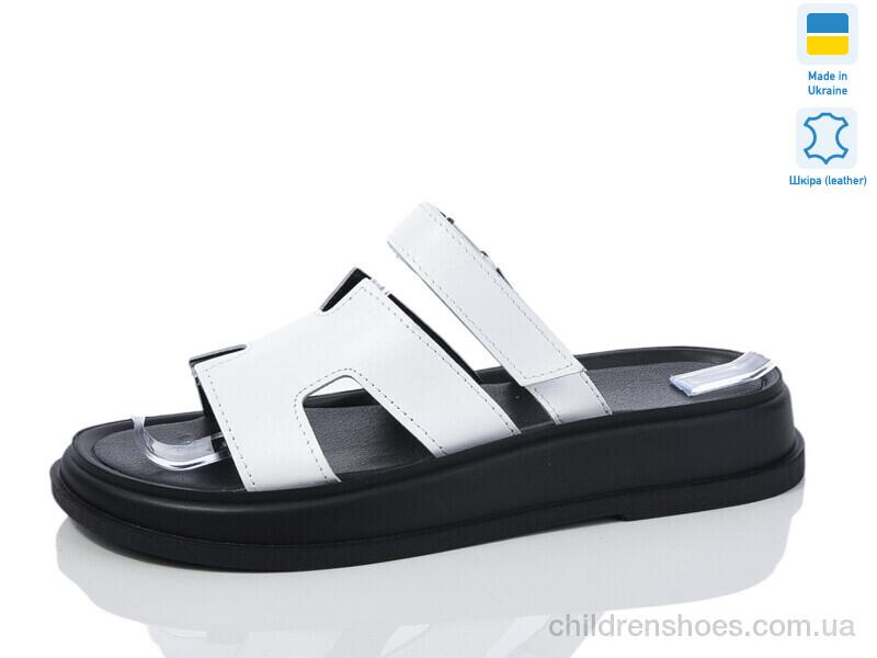 Шлепки женские No brand 1501-25 біл.к.