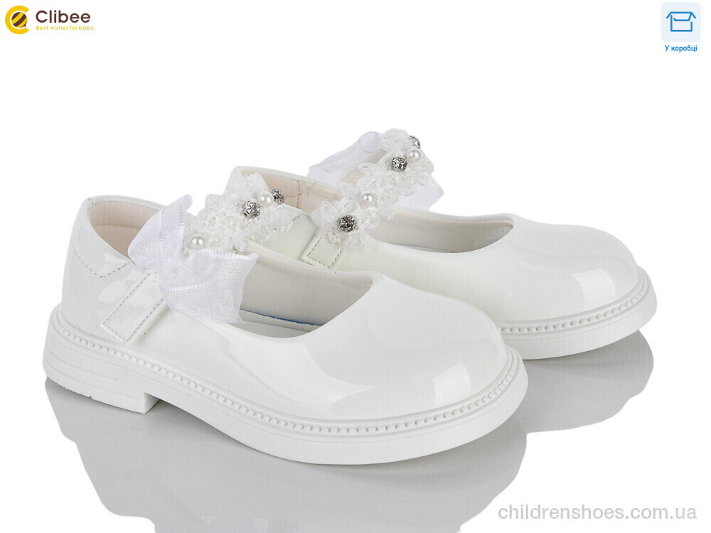 Туфли DB812-3 white Clibee / p. 26-31 / 6пар
