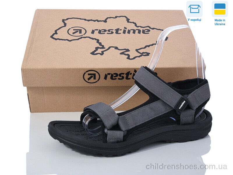 Сандалии Restime MML22222 D.GREY