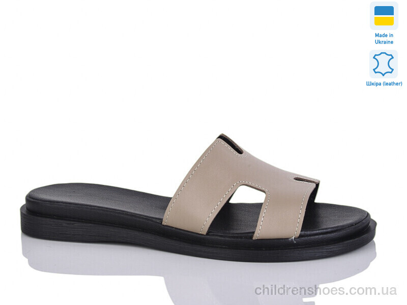 Шлепки женские No brand 507 капучино к.