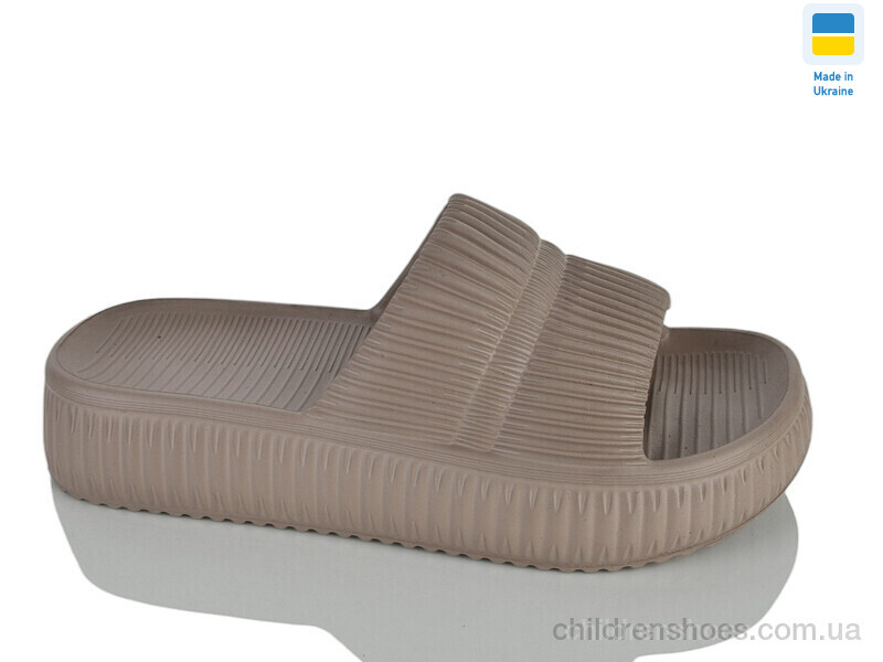 Шлепки женские No brand DS79 таупе