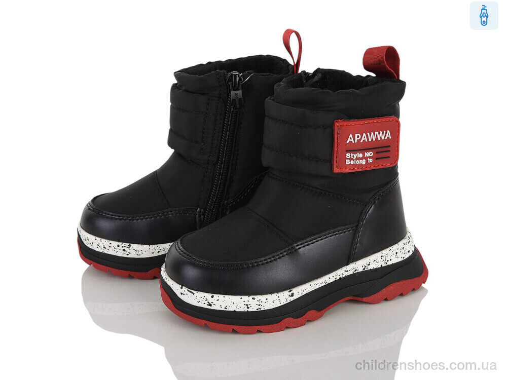 Ботинки D1004-1 black Clibee-ShoSho / p. 22-26 / 6пар