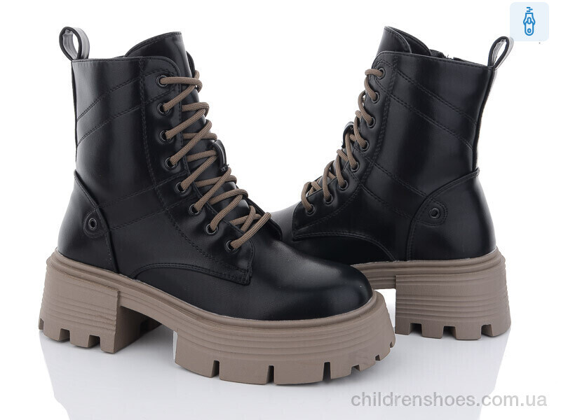 Ботинки E8445-29 black Violeta / p. 36-41 / 8пар