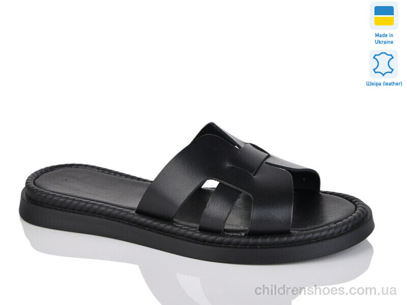 Шлепки женские No brand 304-1 чорний к.