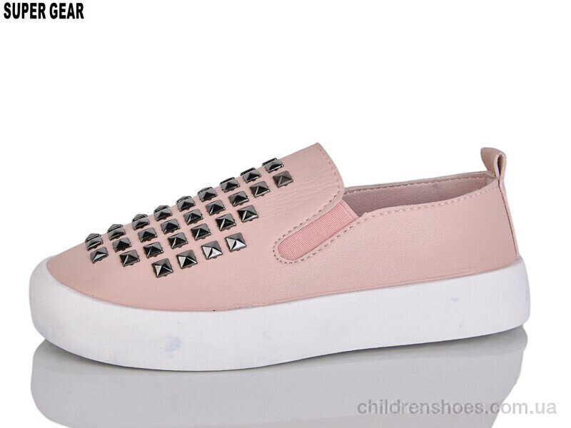 Слипоны No brand D728-3 pink