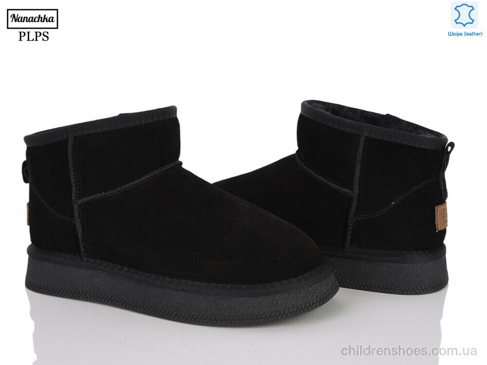 Угги 5853 black PLPS-Nanachka / p. 37-41 / 6пар