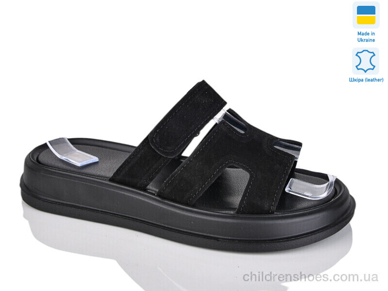 Шлепки женские No brand 1501-25 чорний з.