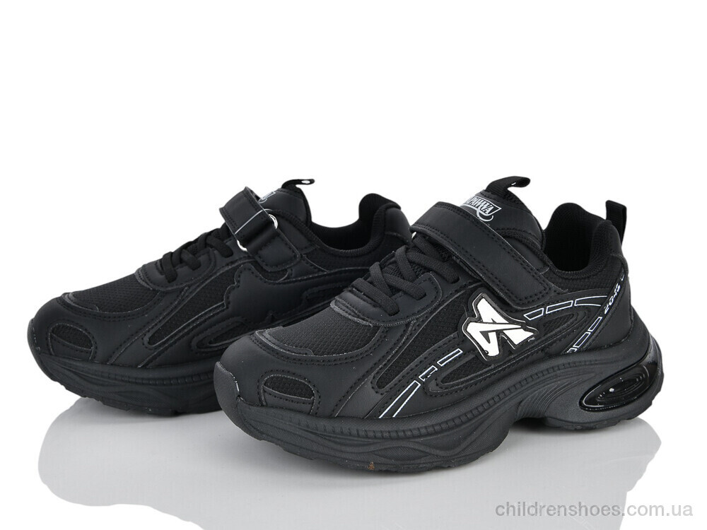 Кроссовки ABY1563P-1 black Clibee-ShoSho / p. 32-37 / 6пар