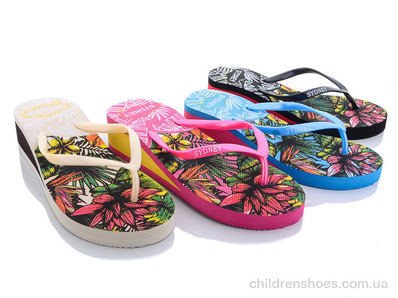 Шлепки женские Sidney LE5 mix