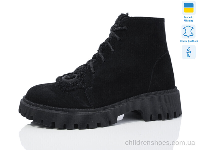 Ботинки No brand 2315 чорний з. зима