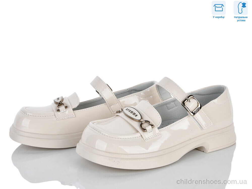 Туфли ABC3683P beige Clibee-ShoSho / p. 32-37 / 6пар
