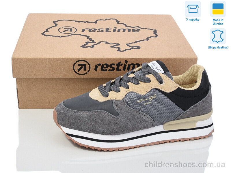 Кроссовки Restime JW024034 grey