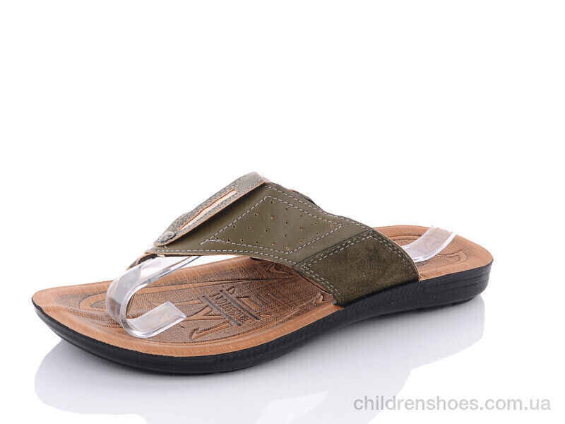 Шлепки Oscar E3105B khaki