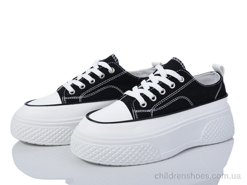 Кеды Violeta 182-39 black-white