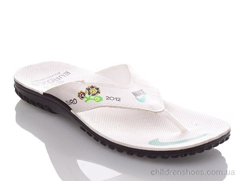 Шлепки Demur MN white-green V