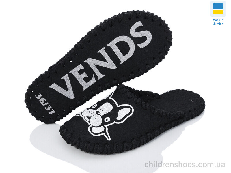 Шлепки женские Vends 253W чорний