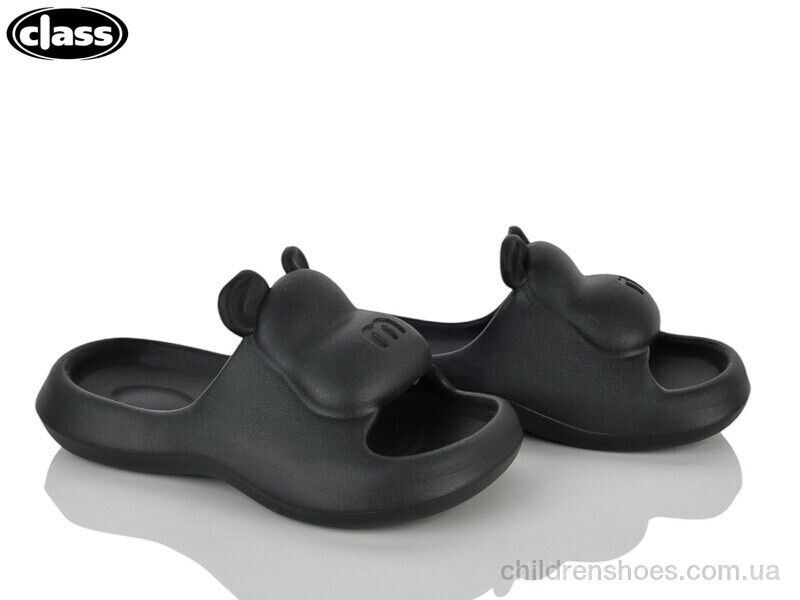 Шлепки женские No brand 8071 black