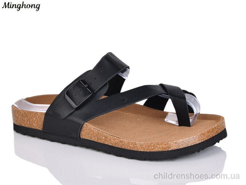 Шлепки женские Minghong 2503 black