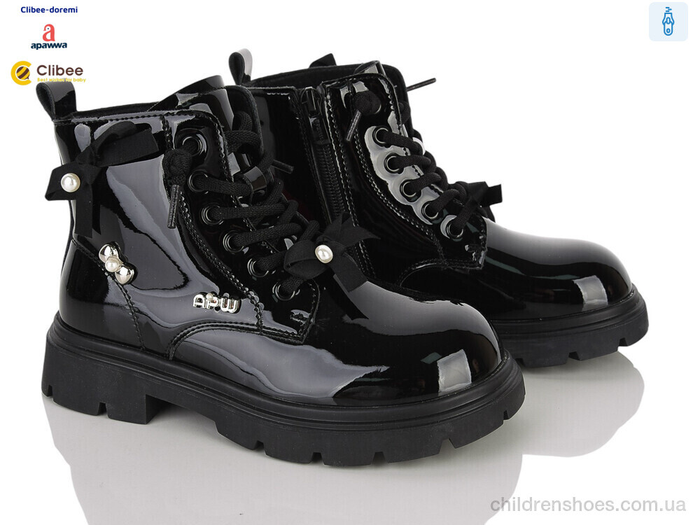 Ботинки ABQ0453 black Clibee-Doremi / p. 28-35 / 8пар