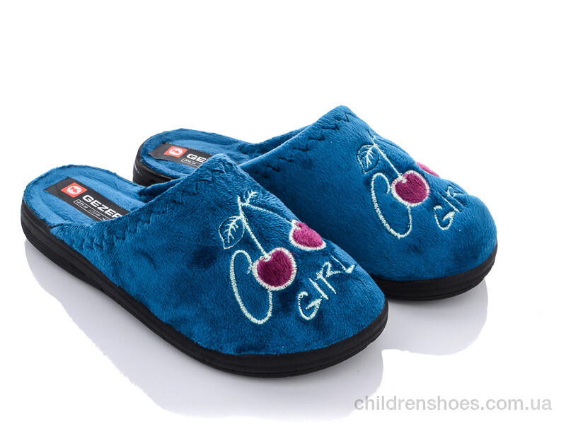 Тапки Gezer T003-4 d.blue