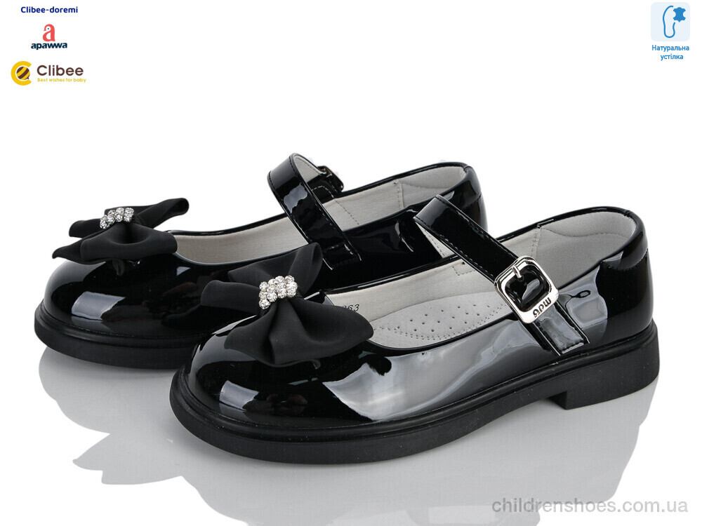 Туфли ABC0963-1 black Clibee-Doremi / p. 30-35 / 8пар