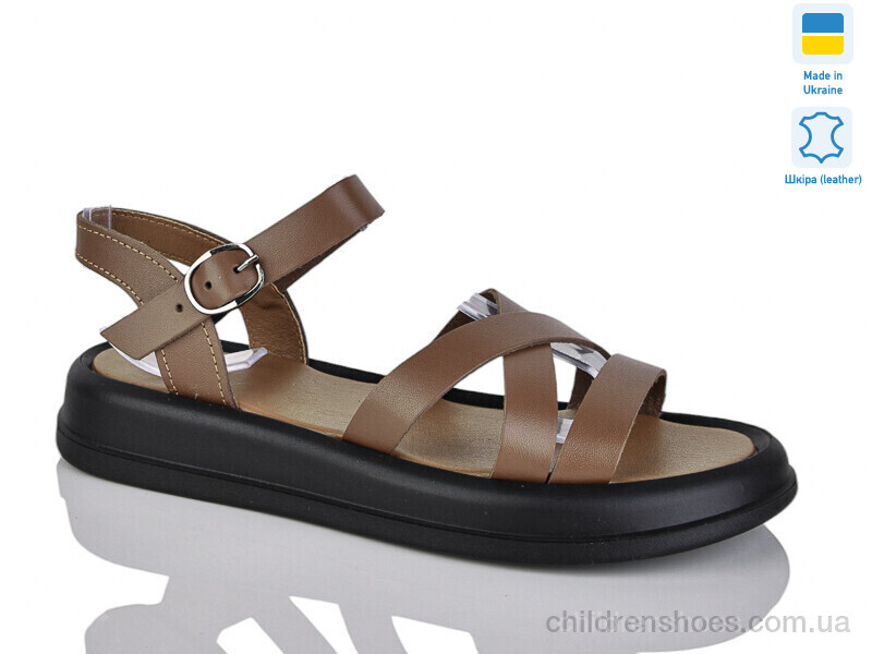 Шлепки женские No brand 2501 карамель к.