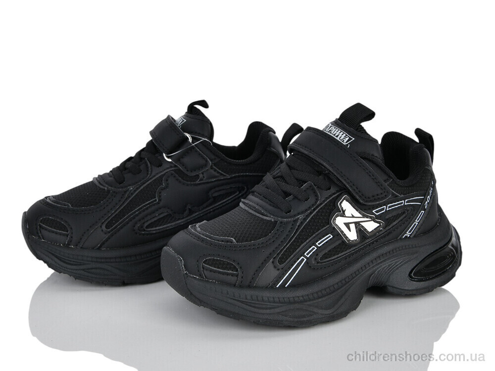 Кроссовки ABY1562P-1 black Clibee-ShoSho / p. 27-31 / 6пар