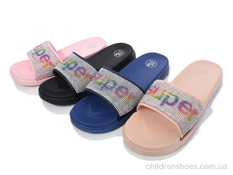Шлепки женские No brand 123-6 mix