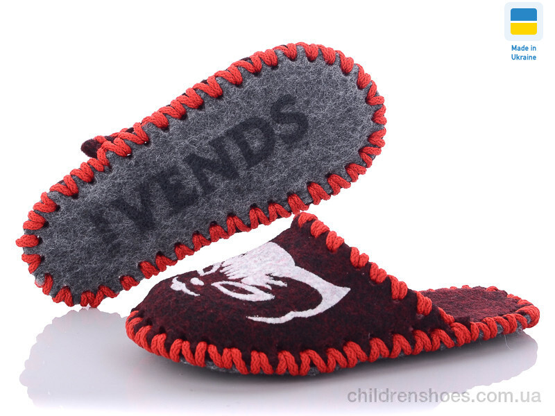 Тапки Vends 012 бордо