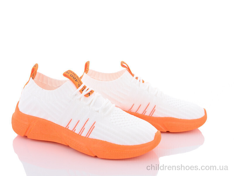Кроссовки Violeta only one 185-1 white-orange