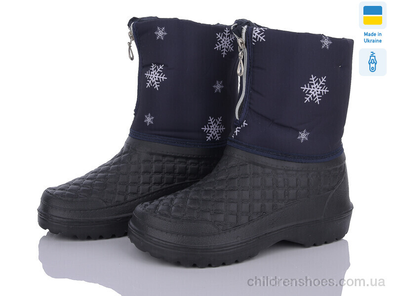 Сапоги из пены No brand 011 сніжинка синій