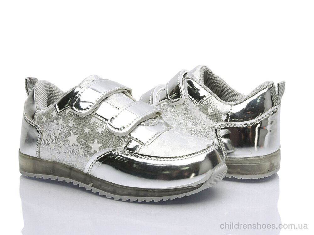 Кроссовки 001 silver FG / p. 25-30 / 8пар