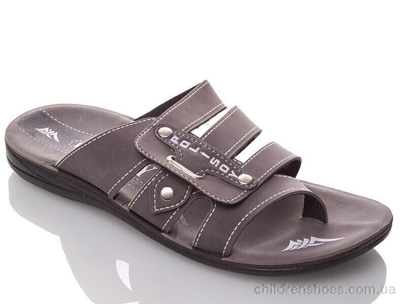 Шлепки Demur MPolisoy B-L grey