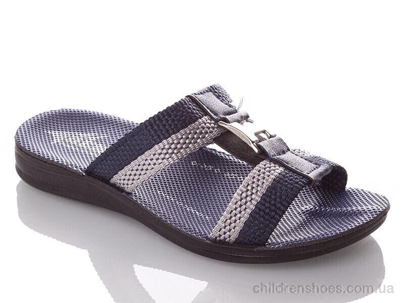 Шлепки K26-H blue-grey (24-30) DeMur / p. 26-30 / 6пар