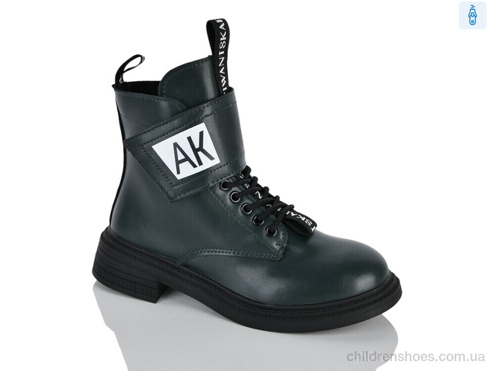 Ботинки 197-53 green DINO ALBAT / p. 36-41 / 8пар
