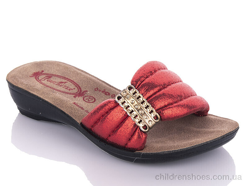 Шлепки K26-809 red (25-30) DeMur / p. 25-30 / 6пар