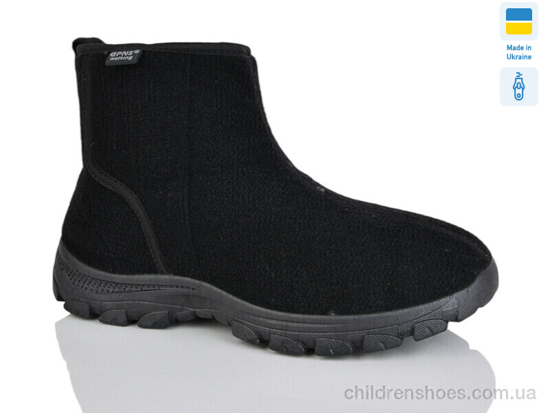 Бурки 1102 чорний Lot Shoes / p. 41-45 / 8пар