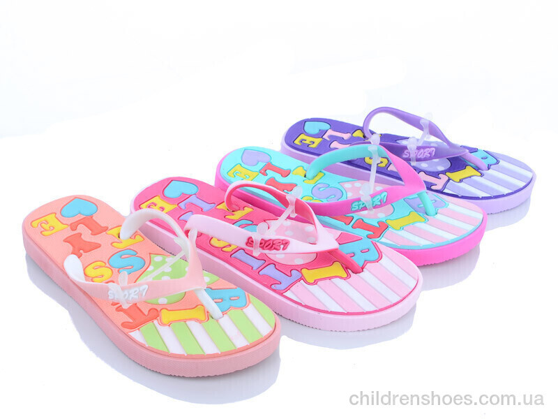 Шлепки детские No brand Ветнамок Д88-5 mix