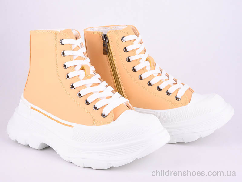 Ботинки 166-31 yellow-white Violeta / p. 36-41 / 8пар