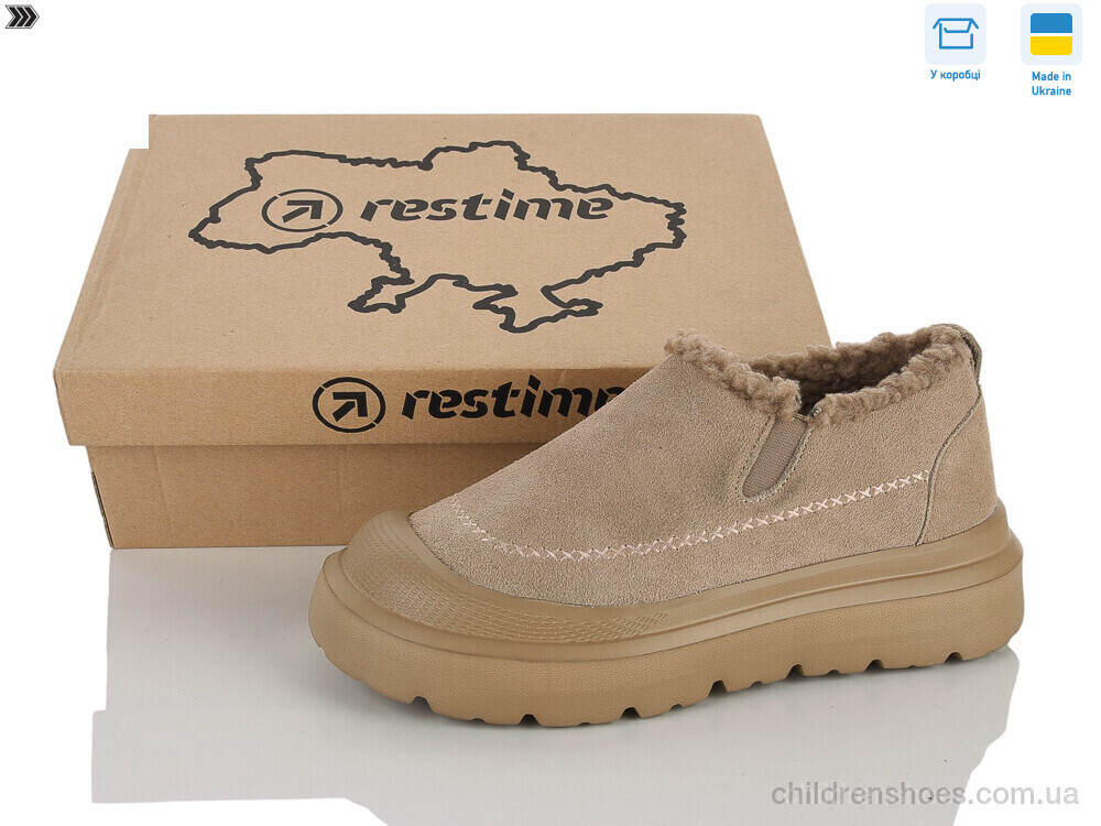 Слипоны AWZ26811 cappuccino Restime / p. 36-40 / 8пар