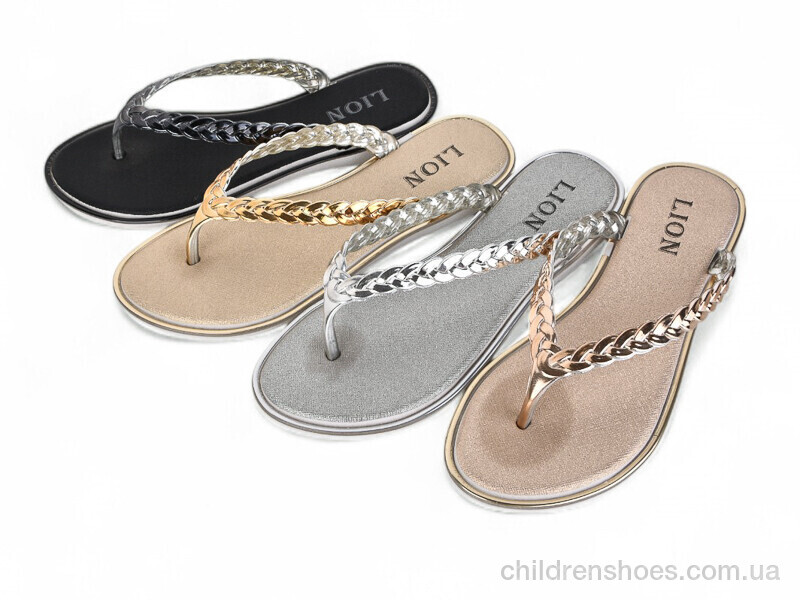 Шлепки женские Lion FY888-2 mix