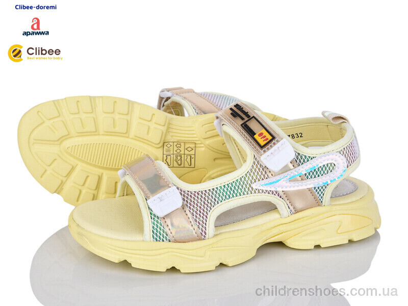 Босоножки Clibee AZ832-1 yellow
