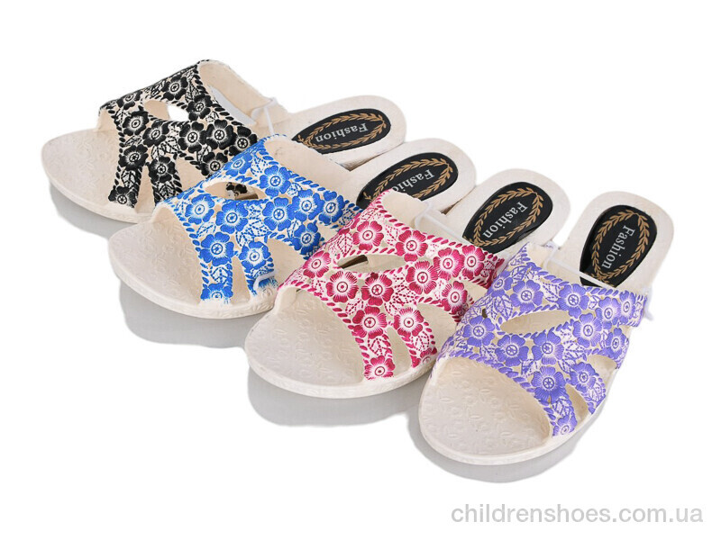 Шлепки женские No brand 04-336 mix