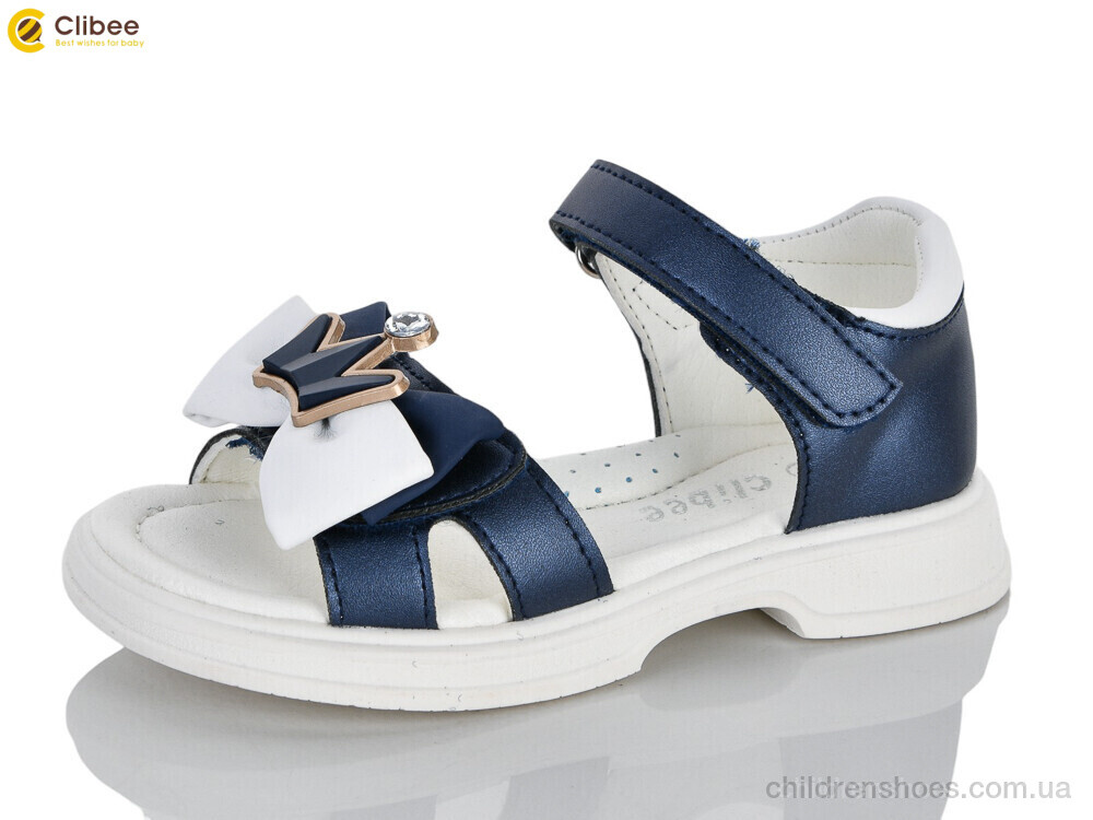 Босоножки AB334 d.blue-white Clibee-Apawwa / p. 26-31 / 5пар