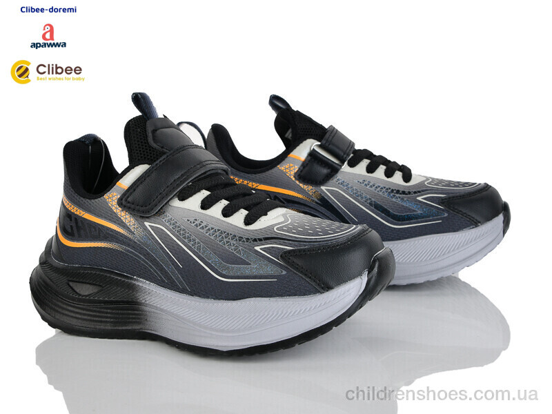 Кроссовки Clibee LC191-4 black-khaki