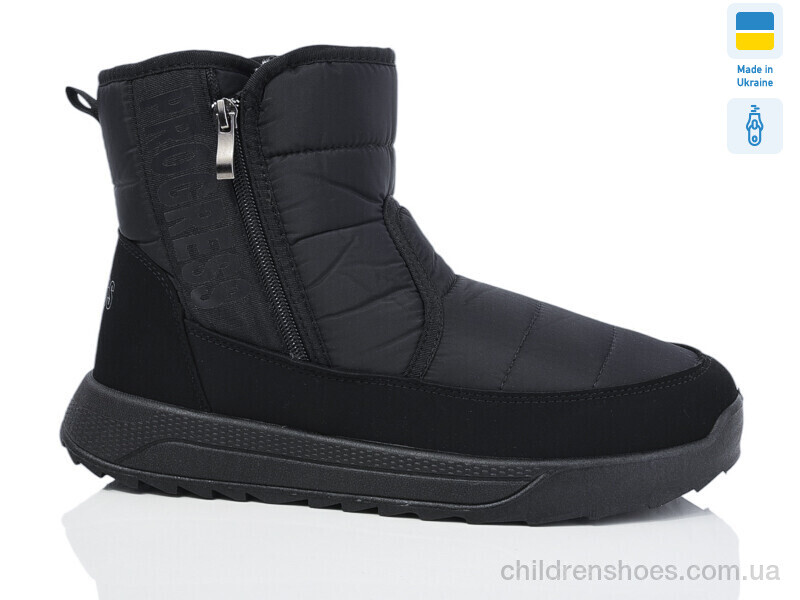 Дутики Progress Прогресс М3815 чорний