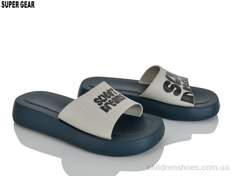 Шлепки женские No brand 01-6216 grey